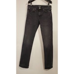 Madewell Mens Authentic Flex Slim Jeans Everton Wash Size 31 x 32 Black Stretch